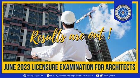 architecture board exam result 2023|RESULTS: June 2023 Licensure Examination for .